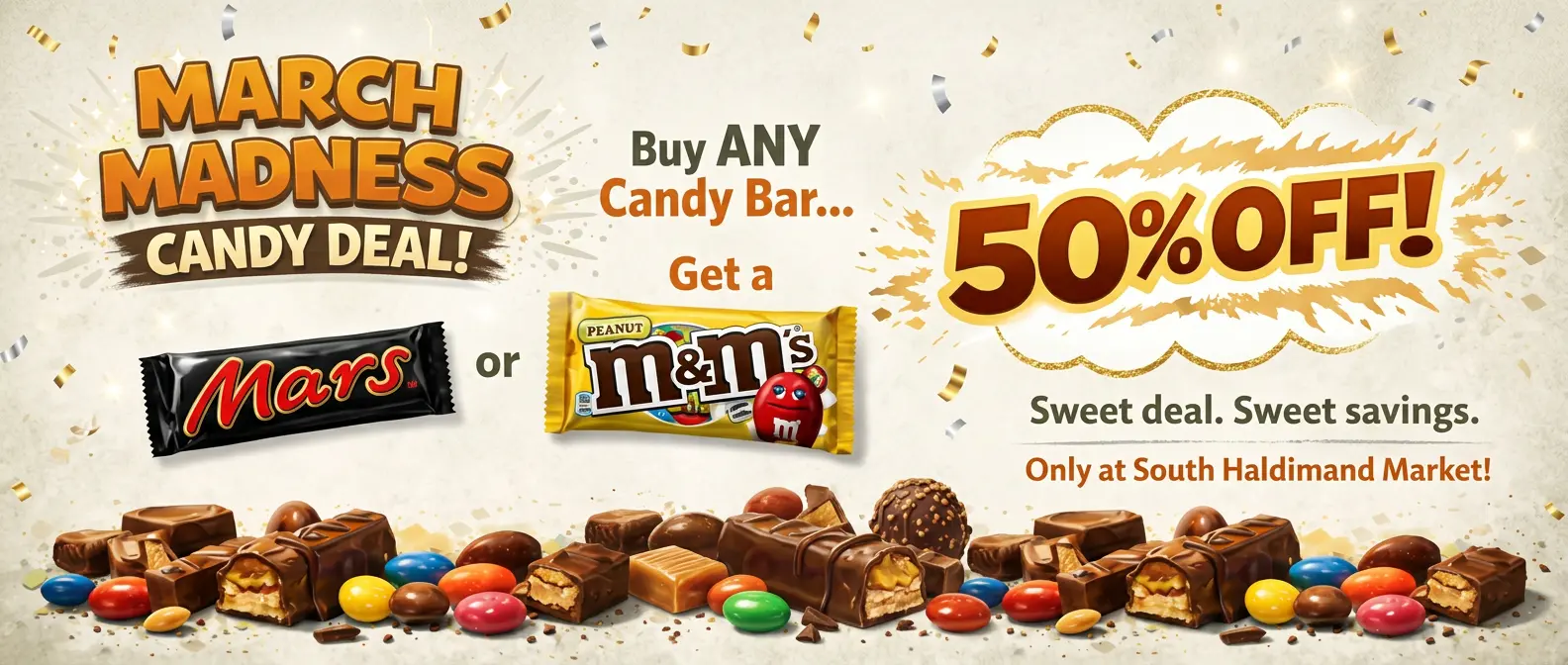 50% off promotion — visit us in store for details